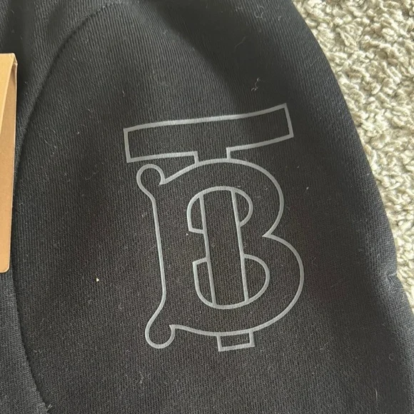 Burberry Black Skirt with Logo